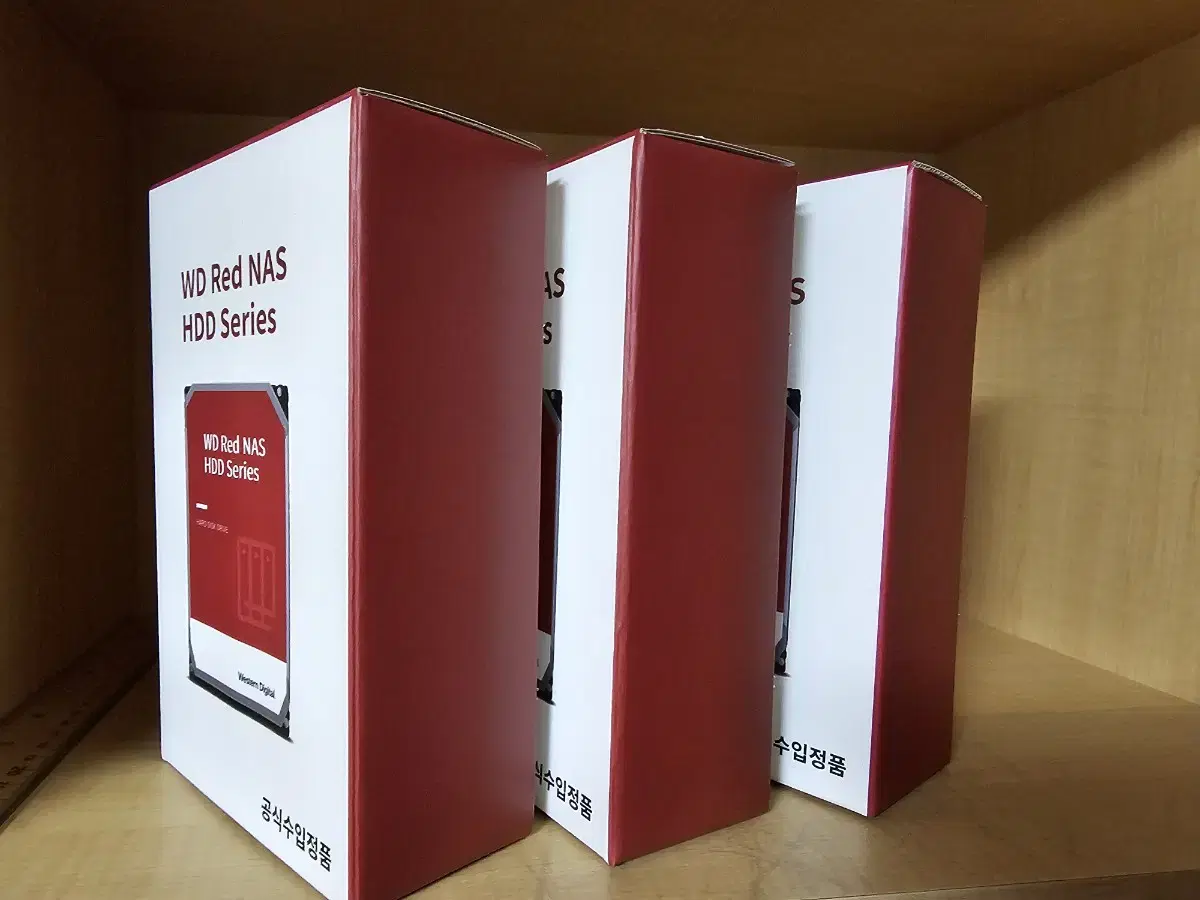 WD Nas red 3TB 5개